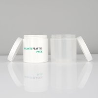 Pot en plastique à large ouverture de 180 g, vide, avec couvercle à vis, réutilisable, pour crème hydratante pour le visage, emballage de beauté