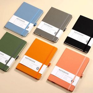 Cuaderno de Cuero PU A5 Vintage, Diario Portátil con Logotipo Personalizado, Tapa Dura, Agenda Personalizada para la Escuela, Oficina, Estudiantes, Escritura YH - Product Image 1