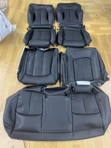 Housses de siège auto sur mesure pour BMW Série 7, 5, 3, 1, X5, X3, X1, E46, E90, E60, F30, F10, <span class=keywords><strong>E39</strong></span> – Accessoires complets pour 5 sièges en cuir de luxe - Product Image 1