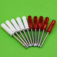 Mini tournevis de précision à tête cruciforme, tige en acier au carbone 45, poignée en plastique PS, outil manuel de 55 mm pour la réparation de montres et d'électronique