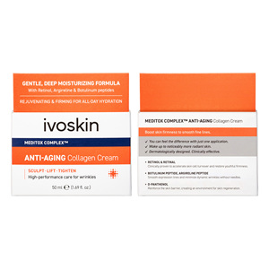 Crema de Colágeno IVOSKIN con Retinol y Multipéptidos, Hidratación Moderna, Calmante, Suavizante, Luminosidad, Cuidado Facial, Aspecto Fresco - Product Image 5