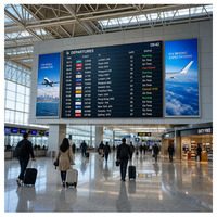 Mur vidéo LCD Ultra HD personnalisé 2x2 3x3 4x4 1920x1080 avec rétroéclairage LED et graphismes pour projets d'intégration système
