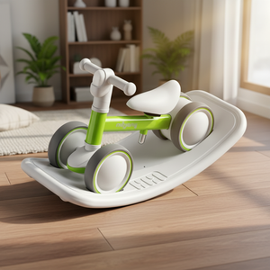 <span class=keywords><strong>Triciclo</strong></span> Metálico de Dos Ruedas para Niños de 1 a 3 Años, Unisex, para Perseguir Sueños y Divertirse, Andador Deslizante para Bebés - Product Image 2