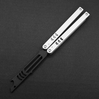 Kunden spezifisches CNC-Aluminium T6061 Griff Schnelle Lieferung Faltbares Übungs werkzeug für Anfänger Training Unedged Custom Toys Geschenke DIY