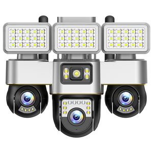 Telecamera Smart da Esterno con 3 Lenti e 3 PTZ, 6MP CMOS, 4G/WiFi, Archiviazione Cloud, Impermeabile IP66, V380 Pro - Product Image 1