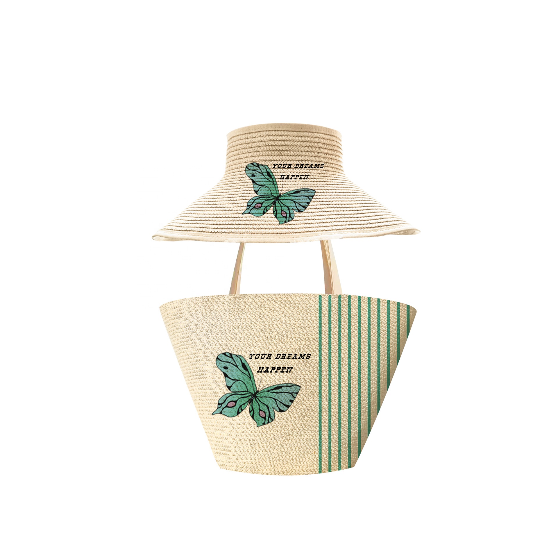 Tira de mariposa verde