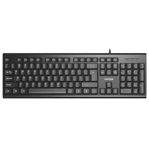 KAKUSIGA durable and comfortable Carbon fiber pattern Ergonomic design USB wired keyboard