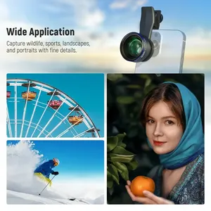 Objectif téléobjectif <span class=keywords><strong>NEEWER</strong></span> LS-41 PRO 60 mm avec clip de 17 mm, zoom optique 2x, HD, multicouche, métal, mise au point manuelle pour iPhone et pour - Product Image 6