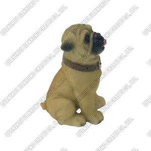 हस्तनिर्मित टिकाऊ राल प्यारा कुत्ता पब मूर्ति आकृति पशु पॉलीरेसिन शिल्प उद्यान कुत्ता - Product Image 2