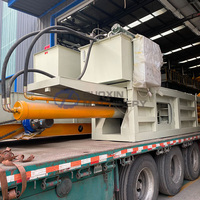 GUOXIN Presse à balles hydraulique Machine à emballer les déchets de pneus en plastique vieux tissu en aluminium Presse à balles compacteur de déchets solides