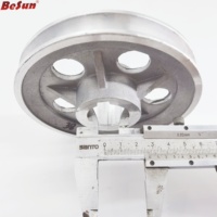 Roue de poulie de volant en alliage d'aluminium Pièces détachées pour compresseur d'air