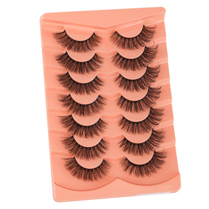 Faux <span class=keywords><strong>cils</strong></span> Style moelleux 7 paires plateau volume doux <span class=keywords><strong>cils</strong></span> Faux vison pleine bande <span class=keywords><strong>cils</strong></span> faits à la main Style naturel faux <span class=keywords><strong>cils</strong></span> - Product Image 4