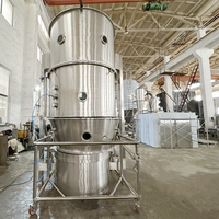 Granulateur-sécheur à lit fluidisé de laboratoire miniature 5 kg avec pistolets de pulvérisation haut et bas, vente chaude, composants principaux PLC