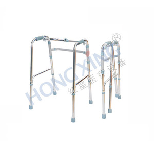 Déambulateur en acier inoxydable Hongxing pour personnes âgées, dispositif d'aide à la marche pour la réadaptation, aide à la marche à quatre roues - Product Image 2