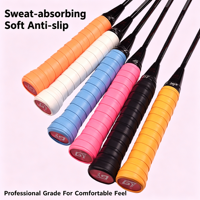 Cinta de Agarre Antideslizante para Bádminton, Absorbente de Sudor, de PU, Cómoda, Resistente al Agua, Duradera, Portátil y Ecológica para Tenis