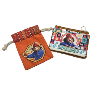 Sac à cordon personnalisé en toile imprimée numériquement, coloré, avec personnage de dessin animé, sacs cadeaux, sacs à cordon - Product Image 1