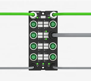 โมดูลอีเธอร์เน็ตอุตสาหกรรม bibo SVLEC IP67 EtherCAT IO-Link 8 พอร์ต M12 16 DI/DO โมดูล I/O ดิจิตอลขนาดกะทัดรัด - Product Image 5