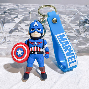 Porte-clés Super-héros 3D Mignon, Figurine Robot <span class=keywords><strong>Araignée</strong></span> Rouge et Bleue, Pendentif de Sac, Dessin Animé, Anime, Peluche, Cadeau d'Anniversaire pour Garçon - Product Image 5