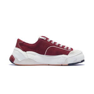 Retro Suede Platform Casual Sneakers Lace Up Thick Chunky Sole <b>Non</b> <b>Slip</b> Fashion Street Walking <b>Shoes</b> - Product Image 2