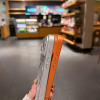 Funda Magnética de Lujo para Teléfono Móvil, Diseño Retro en Tela Vaquera, para iPhone 17 Pro Max 16 15 14 13, Carga Inalámbrica, Antigolpes, Acabado Mate