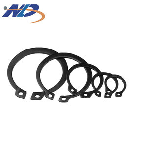 NLD alta calidad DIN471 DIN472 negro óxido negro fosfatado <span class=keywords><strong>E</strong></span> <span class=keywords><strong>Clip</strong></span> anillo de retención para orificios para ejes - Product Image 6