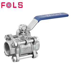 Vannes à boisseau sphérique motorisées 220 V CA 24 V en acier inoxydable 304, trois pièces, 1000 WOG, pour eau, OEM - Product Image 3