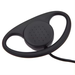 3.5mm Un Côté <span class=keywords><strong>Filaire</strong></span> Simple Côté Crochet D'oreille D-forme Casque Casque Forme Style Oreillette Tour Guide Système Écouteur - Product Image 4