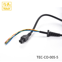Câble d'extension d'alimentation en spirale à ressort, livraison rapide, basse tension, TPU, RJ11 4P4C, étanche, conducteur en cuivre étamé, 0,6/1KV