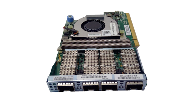 Quad Port 10GB / 25GB SFP28 PCIe Network Interface Card UCSC MLOM C25Q 04