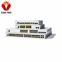 Switch Ethernet Cisco Catalyst de 48 Puertos POE con Capacidad de 104G, Diseño Apilable, en Stock C1000-48P-4G-L