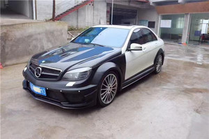 Nouveau kit carrosserie large style Black Series pour Mercedes W204 C63, comprenant un capot et des pare-chocs avant/arrière, pour modèles 2007-2014 - Product Image 6
