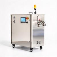 Générateur de glace sèche commercial Φ16mm, machine mobile de fabrication de granulés de glace sèche pour la conservation des aliments