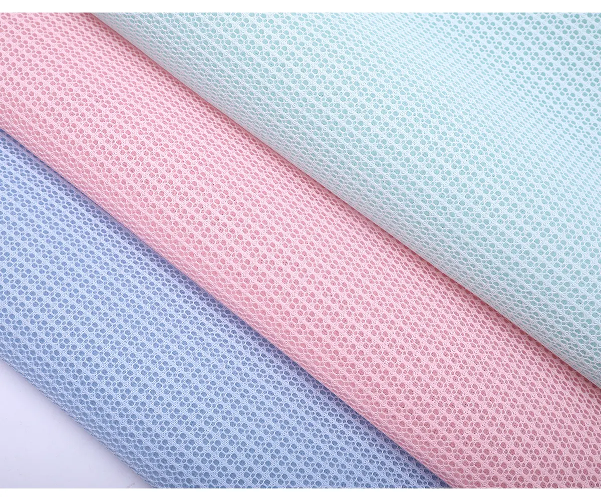 Tumbona de tela de Tencel de malla, espaciador de aire importado con patrón liso de alta calidad para ropa de cama de bebé