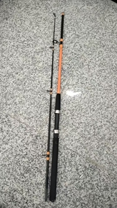 Canne à pêche en carbone OEM pour la pêche en eau salée, canne à leurre en fibre de verre pour eau douce/mer, pour la pêche en lac, en mer, à la carpe, à la truite, au marlin, avec poignée en liège - Product Image 4