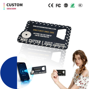 Tùy chỉnh lập trình không tiếp xúc Thông Minh Kỹ thuật số màu Matte Đen NFC thẻ kinh doanh - Product Image 2