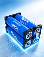 Pack de batteries cylindriques 40140 3.2V 20Ah Tipsun 4 cellules LiFePO4 Accessoires complets Rechargeable
