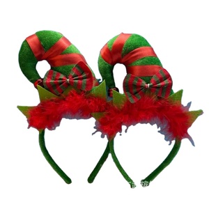 Elonna Christmas Cloth <b>Headband</b> for Children-Atmospheric Headwear for Parties Performances & Cosplay Perfect Photo Prop - Product Image 2