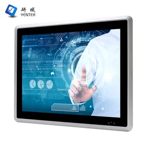 Yentek 12.1 inç LCD su geçirmez dokunmatik ekran tablet PC intel i5 çift Lan 2 COM all in one bilgisayar fansız endüstriyel panel PC