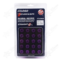 Écrous de roue JDM M12x1.5 noirs, rouges, bleus, violets, chromés, en fer, 42 mm, pour jantes de voiture de sport, tuning, RAYS