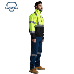 เสื้อแจ็คเก็ตทำงานแบบสะท้อนแสงสำหรับฤดูหนาว GUARDEVER สำหรับคนงานก่อสร้าง กันน้ำ มองเห็นได้ชัดเจน ปลอดภัย สำหรับผู้ชาย - Product Image 3