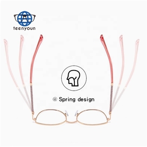 Teenyoun-gafas De Sol con bloqueo De luz azul para mujer, <span class=keywords><strong>Lentes</strong></span> De Sol con montura De ojo De gato De la Fama De Metal, Hd, diseñador De marca - Product Image 4