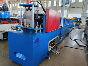 Ligne de production de Machine de gouttière en acier coloré de haute qualité forme demi-ronde/carrée avec moteur à roulement à engrenages - Product Image 4