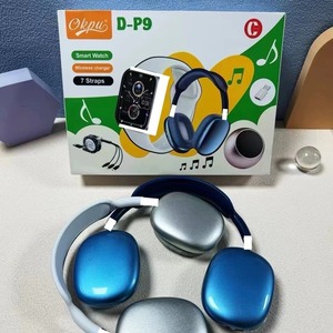 <span class=keywords><strong>Montre</strong></span> connectée D-P9 multifonctionnelle pour <span class=keywords><strong>homme</strong></span> avec écouteurs intégrés, écran IPS, longue autonomie, modèle unisexe transfrontalier - Product Image 1