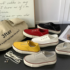 Nouvelles baskets décontractées respirantes <span class=keywords><strong>en</strong></span> <span class=keywords><strong>toile</strong></span> à enfiler avec doublure <span class=keywords><strong>en</strong></span> tissu, collection été 2025, succès <span class=keywords><strong>des</strong></span> live-streams - Product Image 3