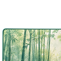 Tapis de souris de jeu de style Mori, grand tapis de bureau en RPET et PU antidérapant pour configuration PC