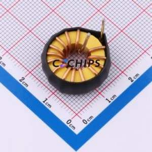 XR6826TS100MH1L ตัวเหนี่ยวนำแบบวงแหวนสี / ตัวเหนี่ยวนำแบบ Through-Hole (THT), ขนาดเส้นผ่านศูนย์กลาง 23 มม. ความเหนี่ยวนำ 10uH ค่าความคลาดเคลื่อน 10% กระแสไฟ 7.8A 10A - Product Image 1