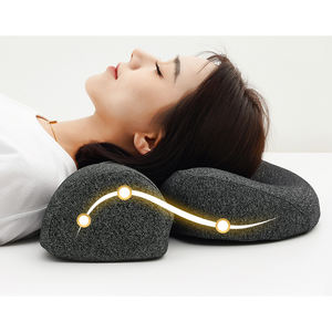 MAIDISHI WJ-2071+342 Abnehmbares Memory-Schaum Wissenschaftliches <span class=keywords><strong>Massage</strong></span>-Multifunktionskissen für Nacken, Wirbelsäule und Taillenschutz 100% Baumwolle - Product Image 1