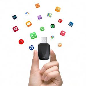 Universal Portable <b>Wireless</b> <b>Adapter</b> Compatible with Android Auto and CarPlay Smart Box - Product Image 4