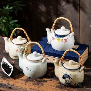 Tetera de cerámica china de 650ml pintada a mano Underglaze resistente al calor para <span class=keywords><strong>restaurante</strong></span> - Product Image 3