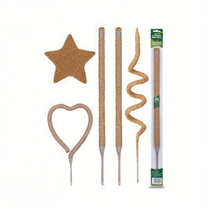 Natural Coconut Moss Pole <b>Plant</b> <b>Support</b> Stick Bendable <b>For</b> Vines Greenhouse <b>Garden</b> Use 48 In Length - Product Image 1